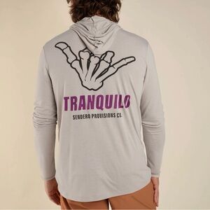 Sendero Provisions Yucatan Bamboo tech hoodie shirt Tranquilo L NWT